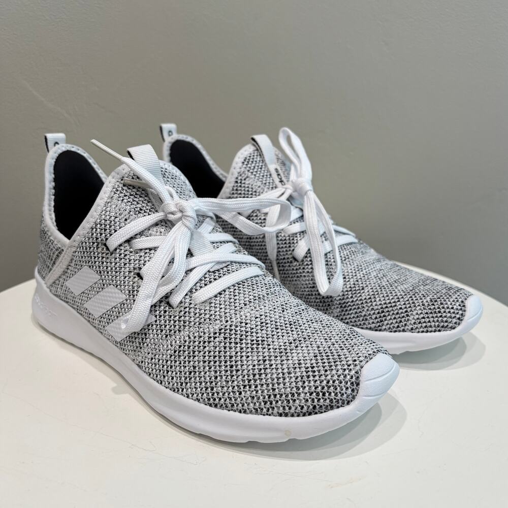 NEW Adidas Women’s Cloudfoam Pure Running Shoes Gray White - Size: 7